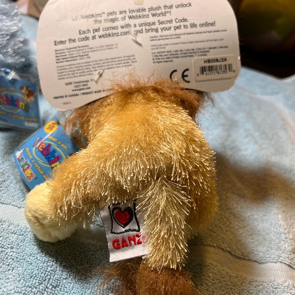 Retired Ganz Webkinz with codes Lion and Hippo - Picture 3 of 8